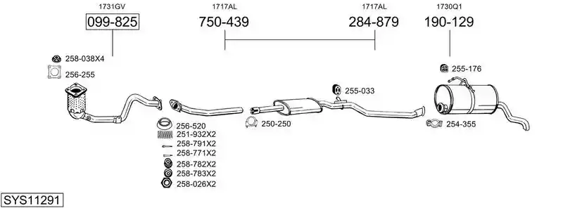 BOSAL SYS11291