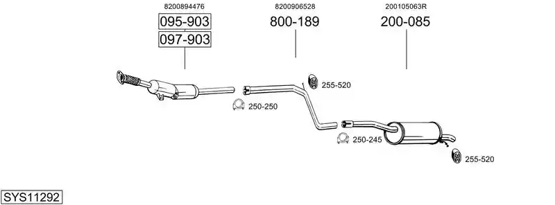 BOSAL SYS11292