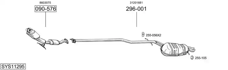 BOSAL SYS11295