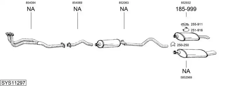 BOSAL SYS11297