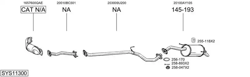 BOSAL SYS11300