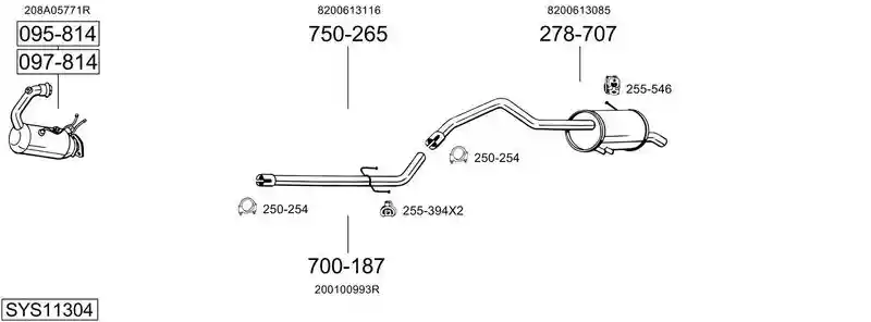 BOSAL SYS11304