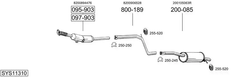BOSAL SYS11310