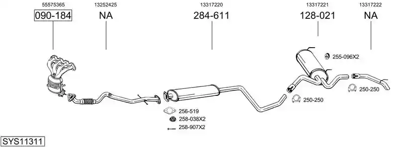 BOSAL SYS11311