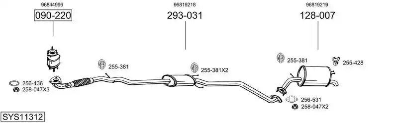 BOSAL SYS11312