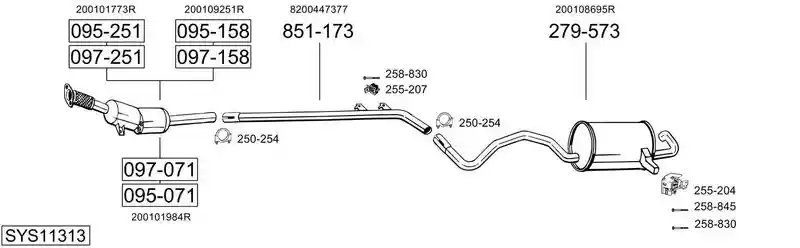 BOSAL SYS11313