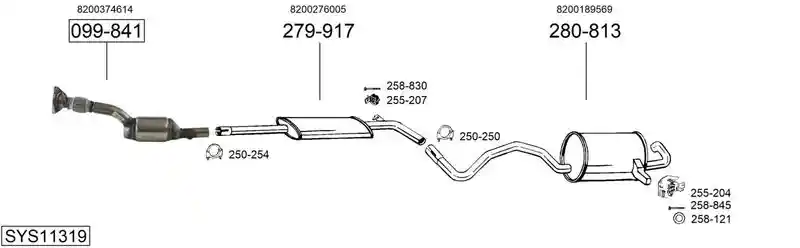 BOSAL SYS11319