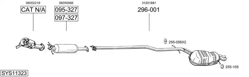BOSAL SYS11323