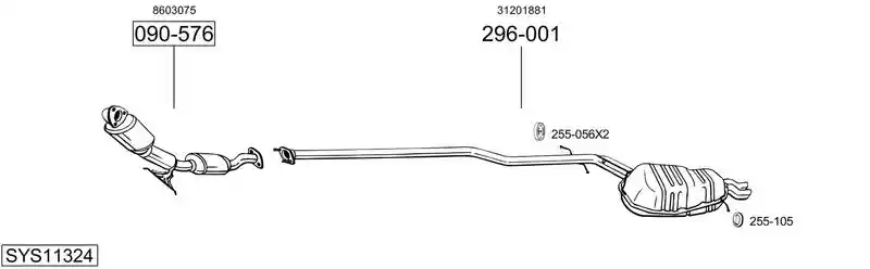 BOSAL SYS11324
