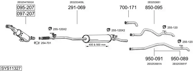 BOSAL SYS11327