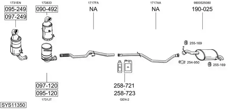 BOSAL SYS11350