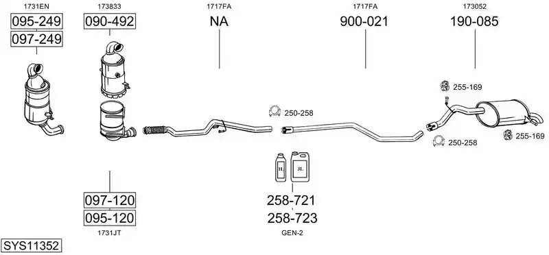 BOSAL SYS11352