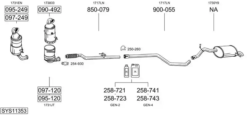BOSAL SYS11353