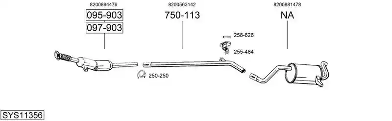 BOSAL SYS11356