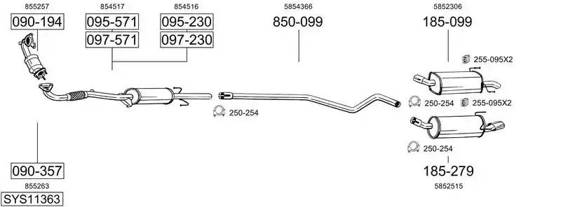 BOSAL SYS11363