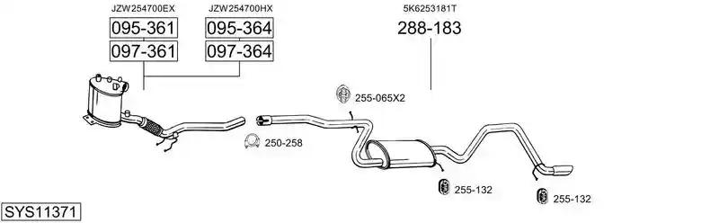 BOSAL SYS11371