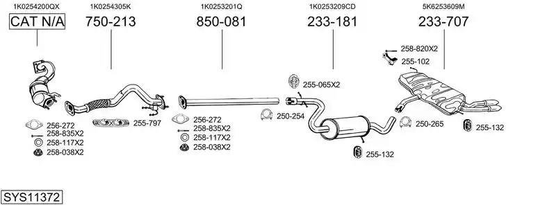 BOSAL SYS11372
