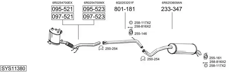 BOSAL SYS11380