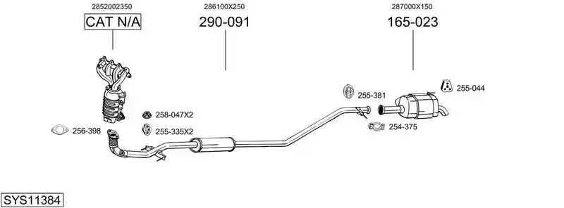 BOSAL SYS11384
