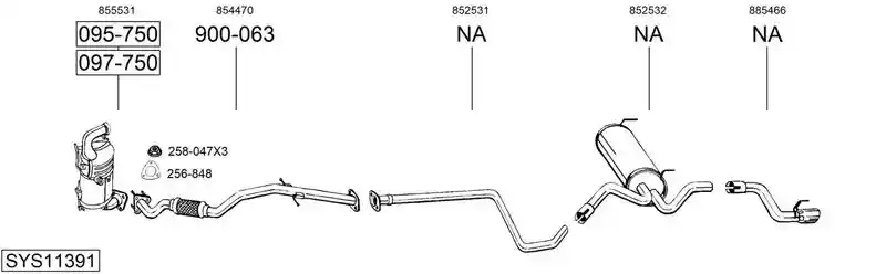 BOSAL SYS11391