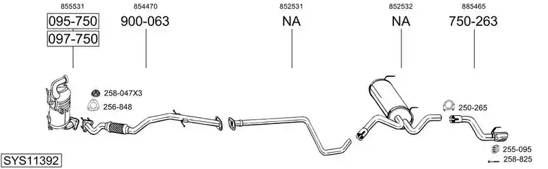 BOSAL SYS11392