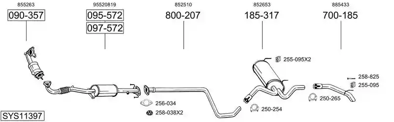 BOSAL SYS11397
