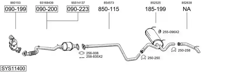 BOSAL SYS11400
