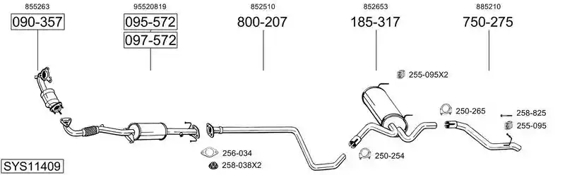 BOSAL SYS11409