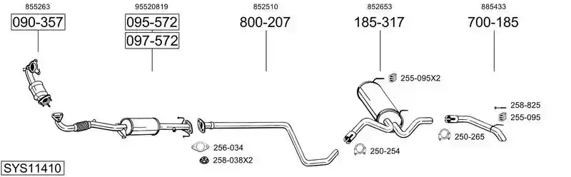 BOSAL SYS11410