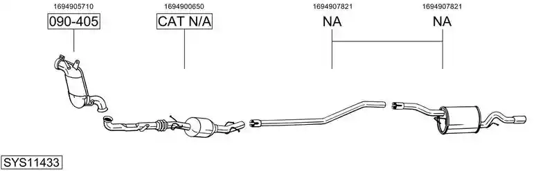 BOSAL SYS11433