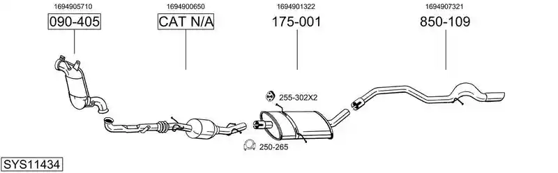 BOSAL SYS11434