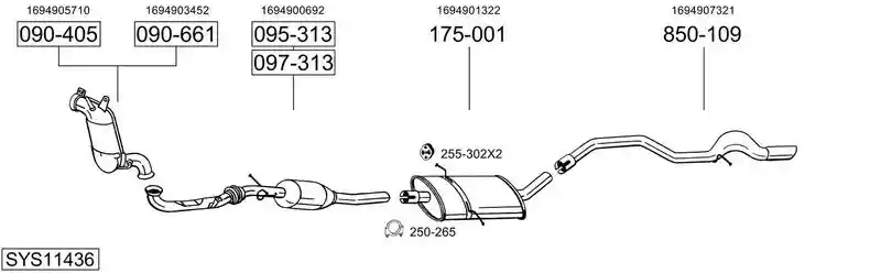 BOSAL SYS11436