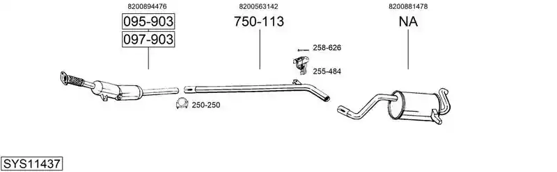 BOSAL SYS11437
