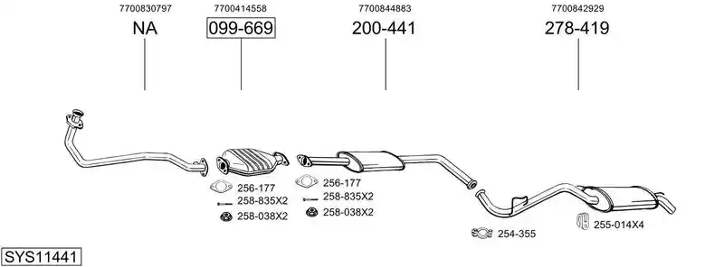 BOSAL SYS11441