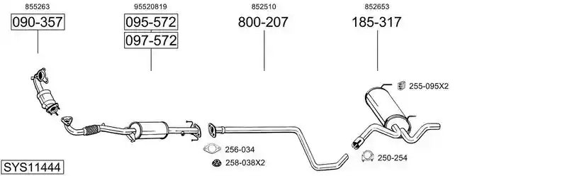 BOSAL SYS11444