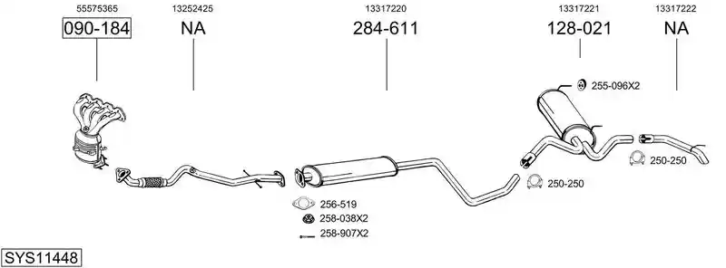 BOSAL SYS11448