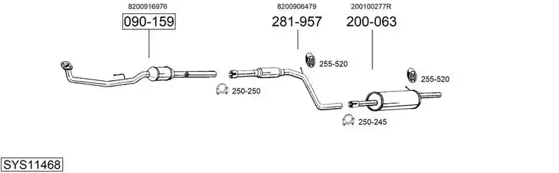 BOSAL SYS11468