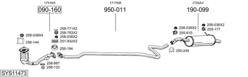 BOSAL SYS11473