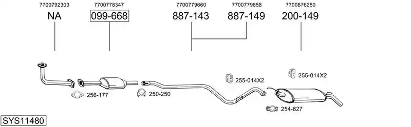 BOSAL SYS11480