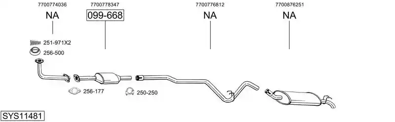 BOSAL SYS11481