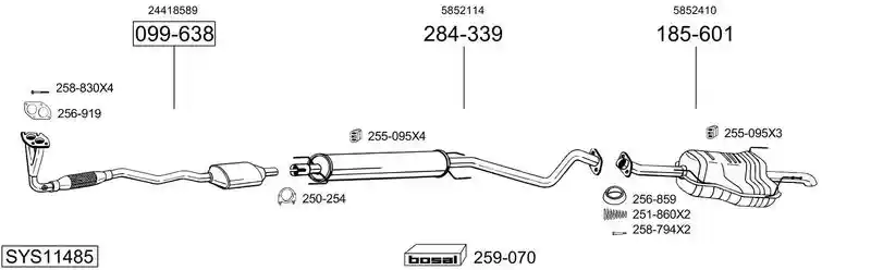 BOSAL SYS11485