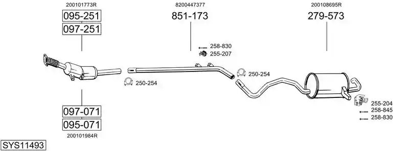 BOSAL SYS11493