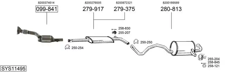 BOSAL SYS11495