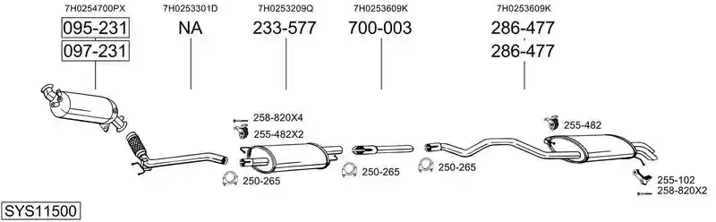 BOSAL SYS11500