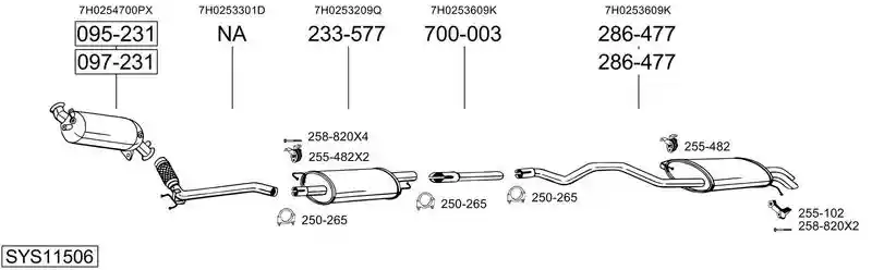 BOSAL SYS11506