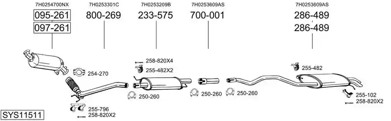 BOSAL SYS11511
