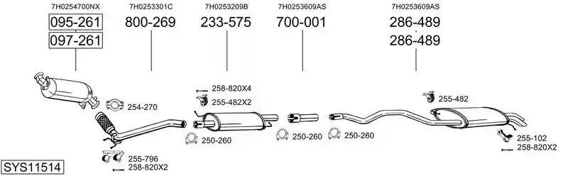 BOSAL SYS11514