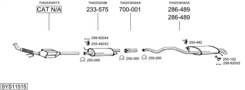 BOSAL SYS11515