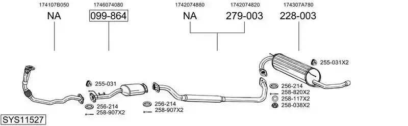 BOSAL SYS11527