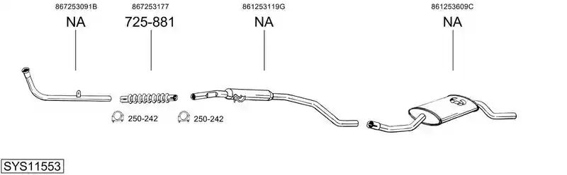 BOSAL SYS11553